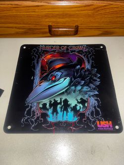 Universal HHN Murder of Crowz Sign