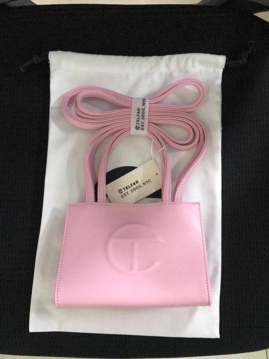 Telfar Small Shopping Bag Bubblegum Pink