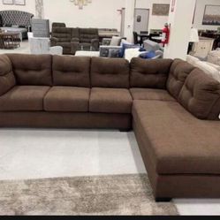 Dark Brown  L Shape Sectional👉 Brand New 👍 Special Discount 📣