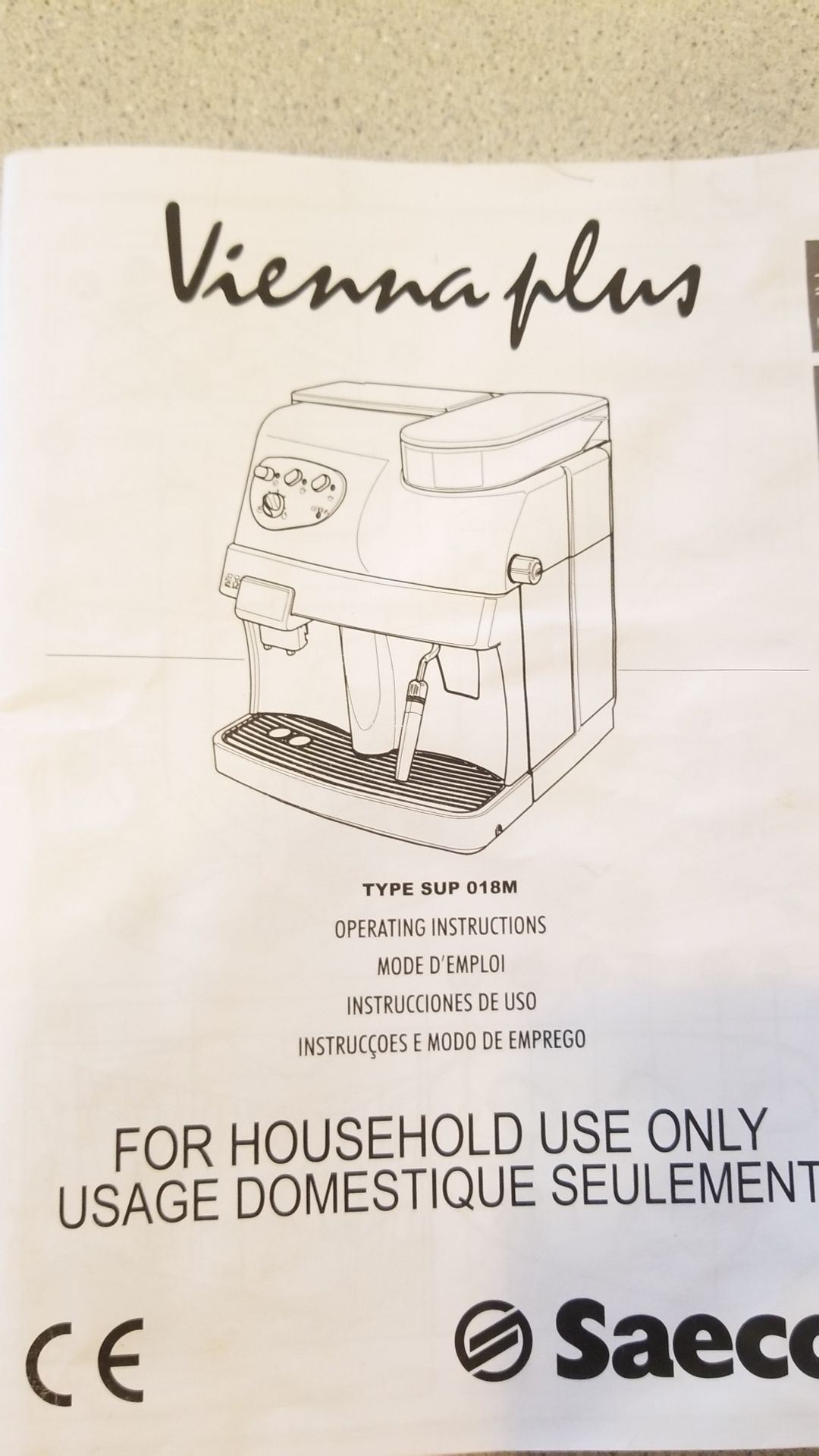 Saeco Vienna plus semiautomatic espresso machine for Sale in La
