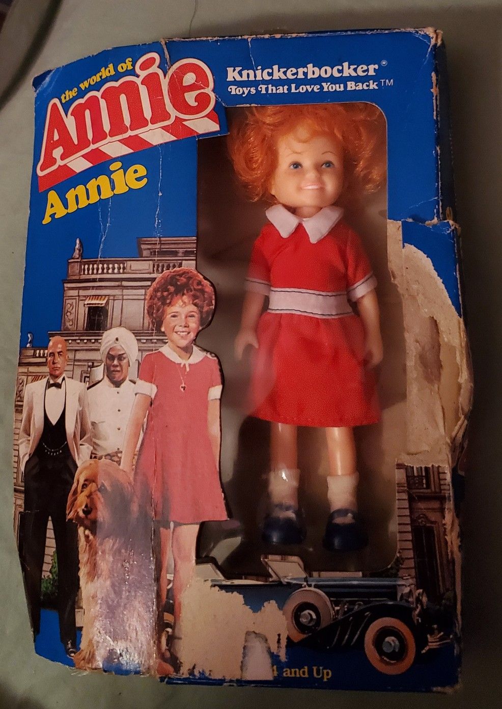 Vintage Little Orphan Annie Doll Knickerbocker Toys 1982