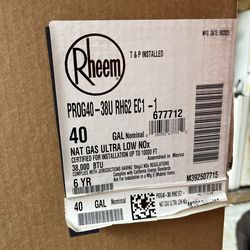 Rheem natural gas  Water Heater