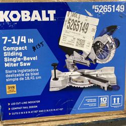 Kobalt 7-1/4in Compact Sliding Miter Saw