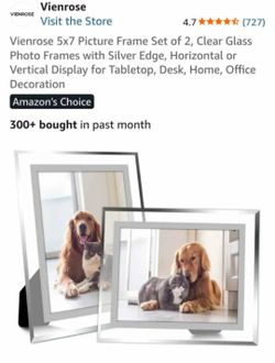 Glass picture frame! New! Over 100 available! $6 each or 2 for $10