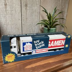 Pergament Truck Bank Model 