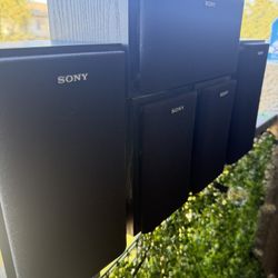 Sony Surround Sound Speaker System / Sony SA-WMSP69 active subwoofer