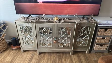 Gold Television Cabinet