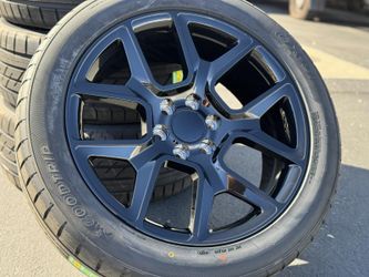 22” Wheels Rims Ram Tahoe Silverado Sierra Yukon Escalade tires Denali