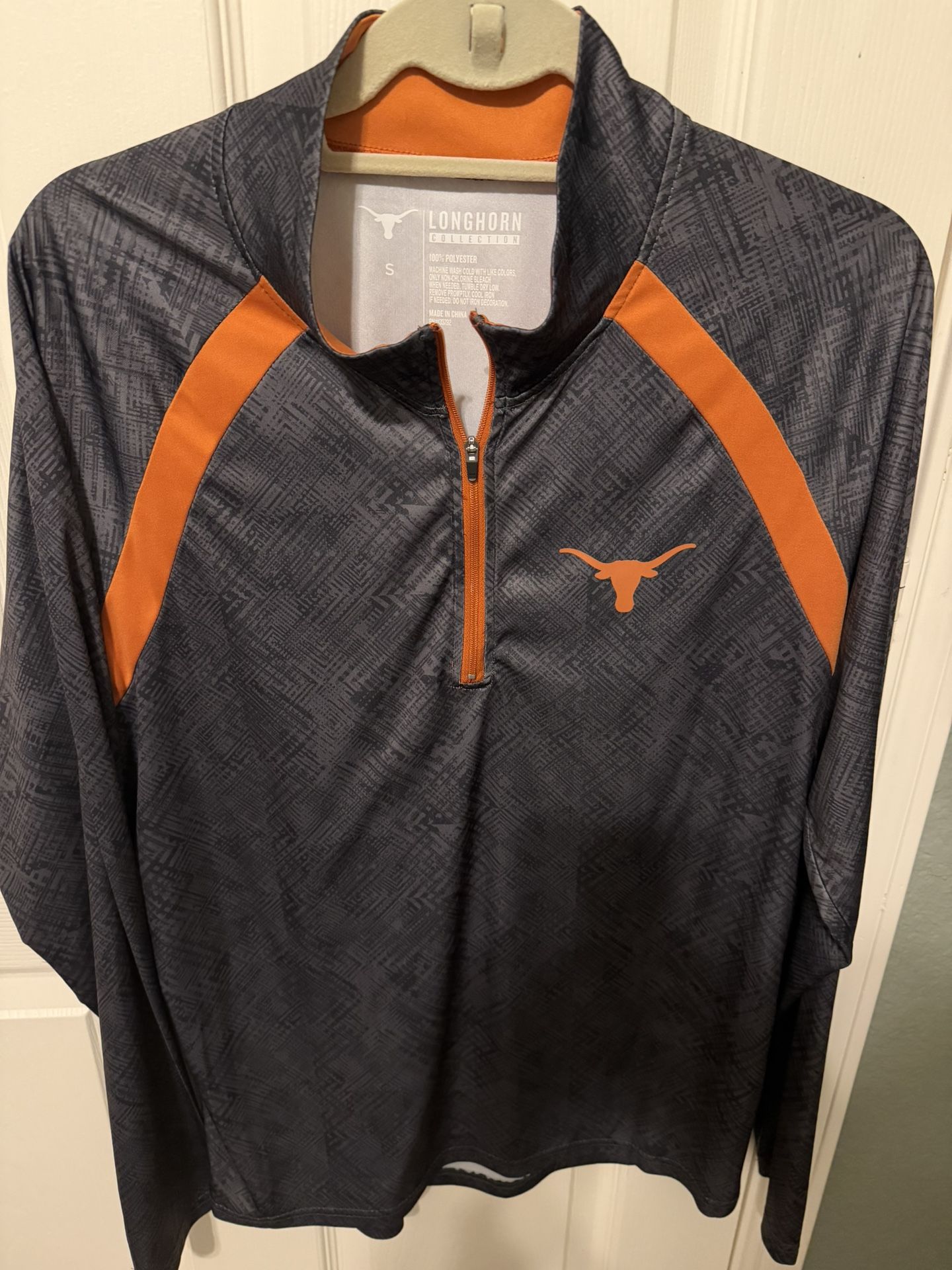 Longhorn Quarter-Zip Pullover
