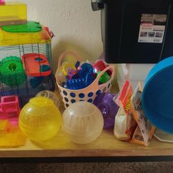 Hampster Gerbil Cage And Accessories