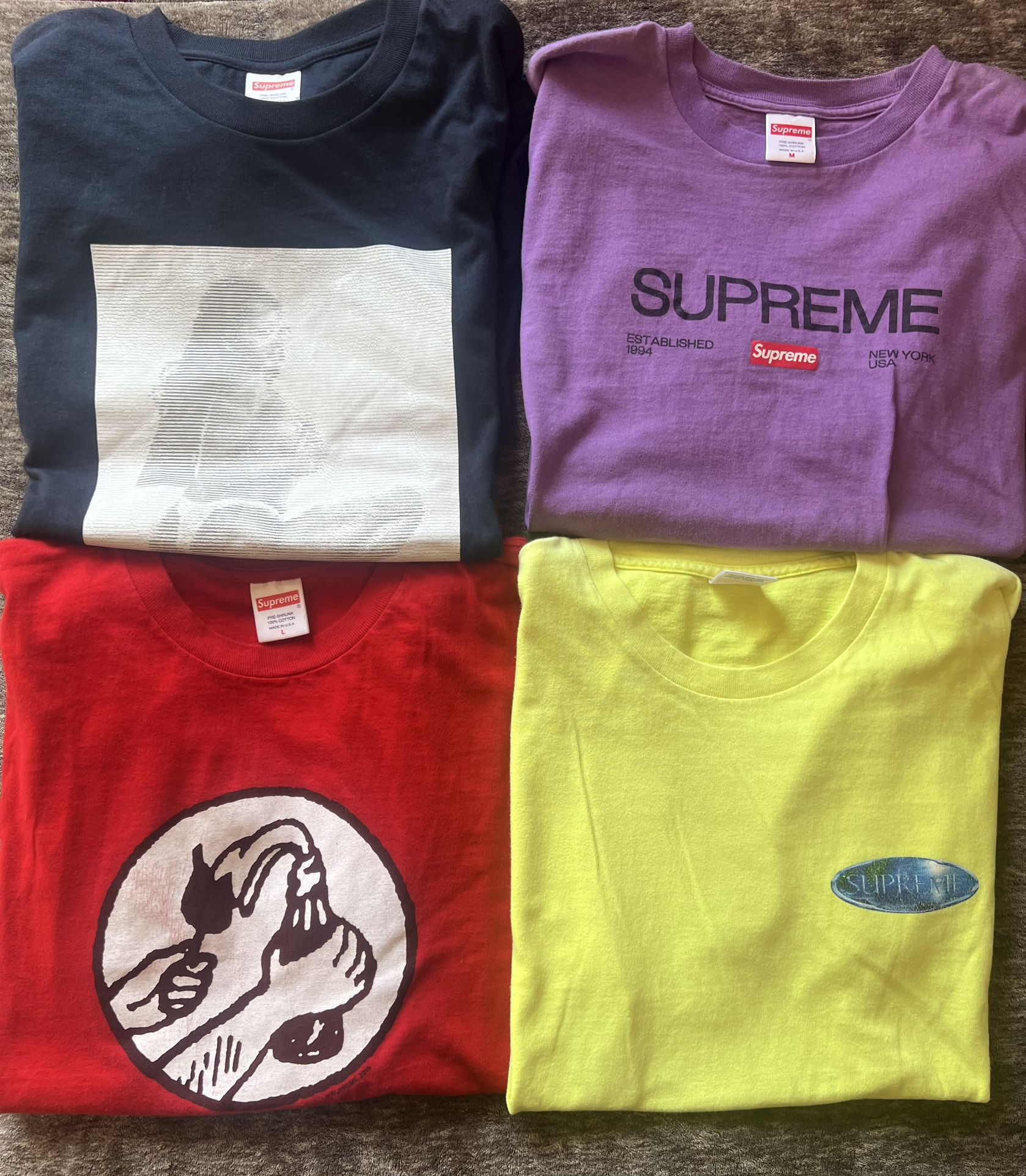 Supreme Shirts Lot Of 4