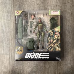 In Hand, Brand New, Never Opened Hasbro G.I. Joe Classified Series - Action Marine Sniper - 6” Action Figure