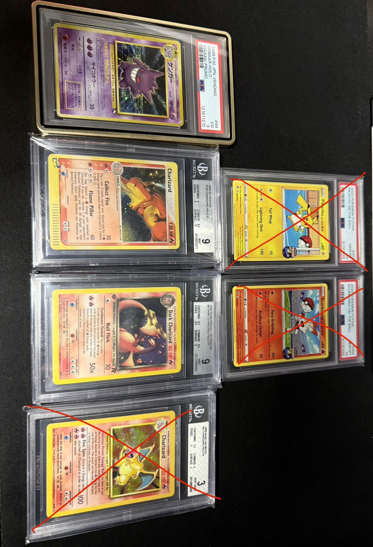 Pokémon Graded Cards (PSA/BGS)