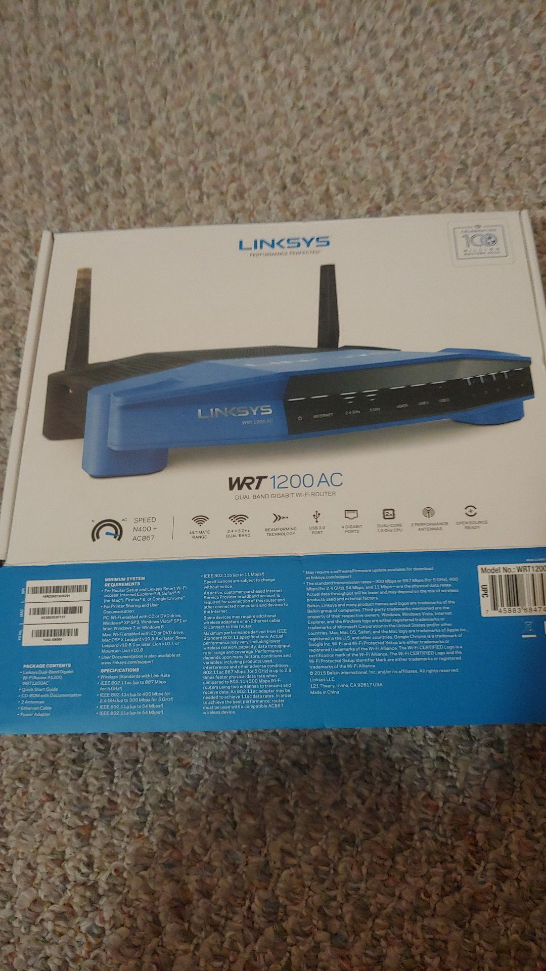 Linksys WRT 1200AC ROUTER