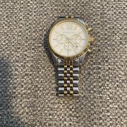 Two Tone Michael Kors Watch