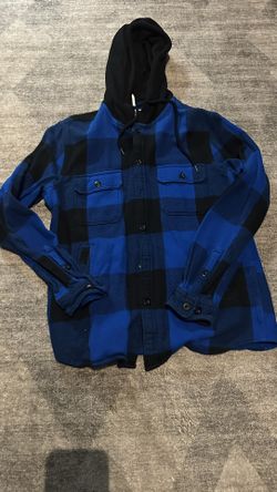 Express Button Up Flannel Hoodies