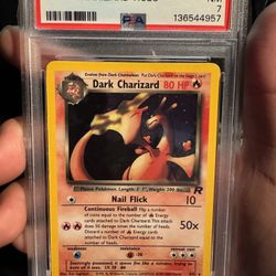 Dark Charizard Psa 7