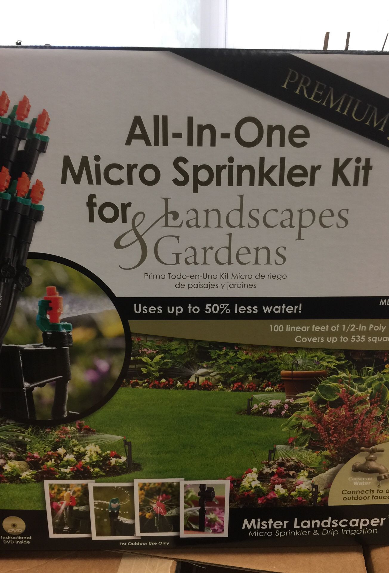 Mister Landscaper All-In-One Micro Sprinkler Kit for Landscapes & Gardens