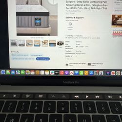 Queen Size Medium Plush W/Bed Frame