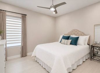 Queen mattress, box, headboard and frame
