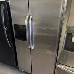 Frigidaire Stainless Steel Side By Side Refrigerator 
