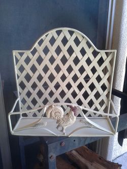 Beige Metal Shelf