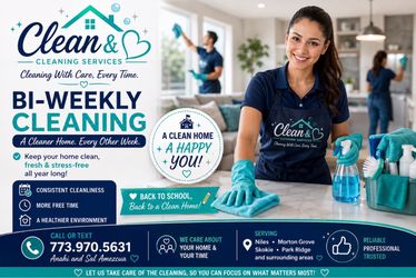 Need a biweekly cleaning ?