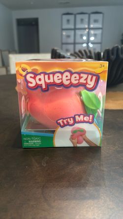 Squeeezy Peach Squishy Stress Toy