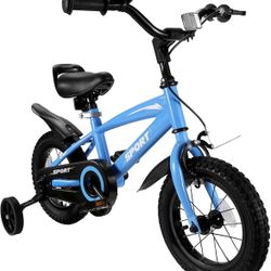Kids Bike for Boys Girls 14”16”Kid Bike,Blue 