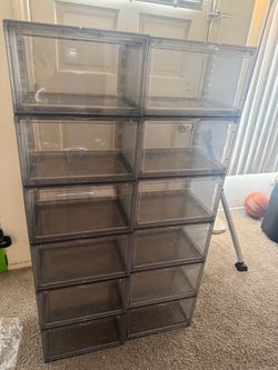 Shoe display cases