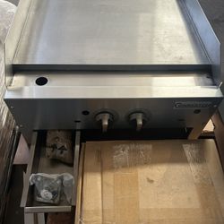 NEW Connerton 24” Thermostatic Griddle, 2 Burners, 30,000 BTUs each.