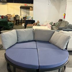 🔥Special Discount 🔥Metal Patio Furniture Set 73" Outdoor Conversation Set Patio Sectional Sofa Couch with Removable Cushions 💰160$ Decatur Location
