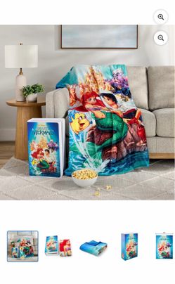 Disney Little Mermaid Throw Blanket
