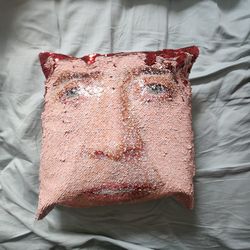 Nicholas Cage SEQUIN PILLOW
