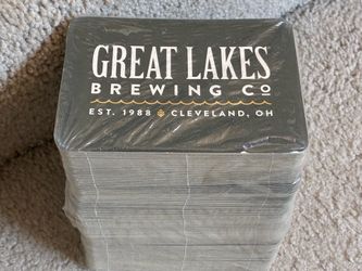 125 beer coasters Great Lakes Brewing Company SEALED
