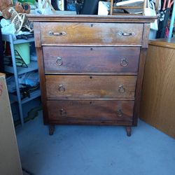 Antique 4 Drawer Dresser