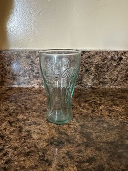 #146 Coca-Cola Embossed Glass Tumbler