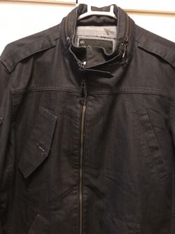 Monarchy biker jacket with tucked in hood