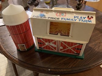 1967 Fisher Price Family Play Barn and Silo