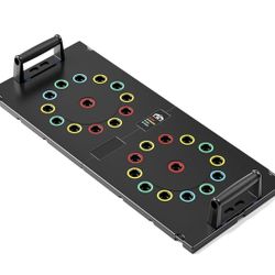 Multi-Functional Push-Up Plate. Portable and Foldable Push-up Board with Handle for Muscle Building and Strength Training