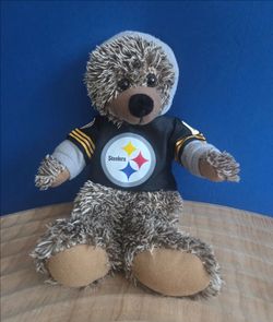 NFL Pittsburgh Steelers Fuzzy Teddy Bear 14" Plush