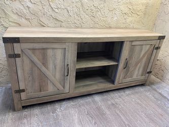 Rustic Barn Door TV Stand - Local Delivery Available for a Fee - See My Other Items 😎