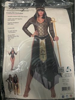 Dreamgirl Egyptian Queen Costume New Small