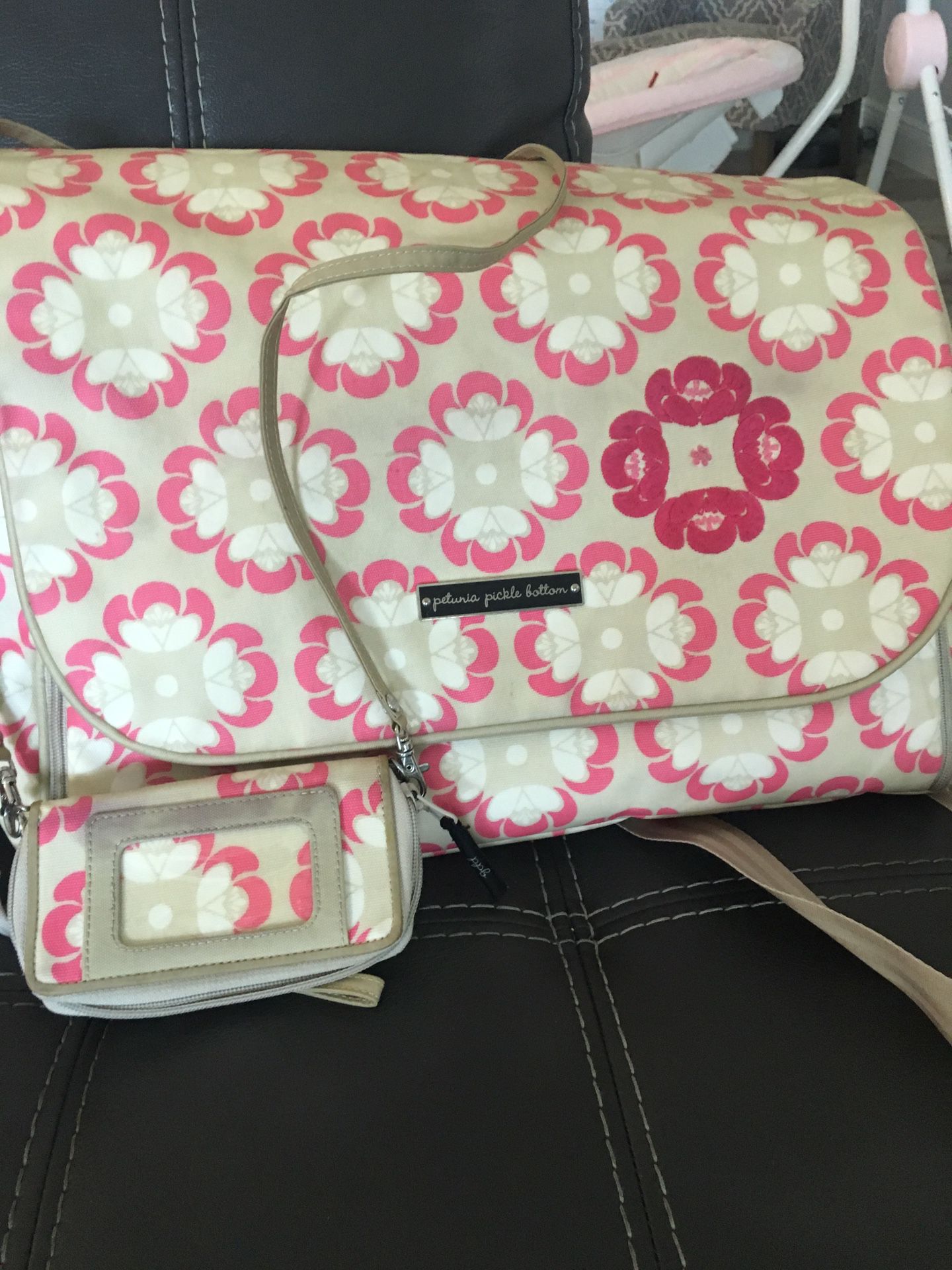 Petunia pickle bottom diaper bag with wallet