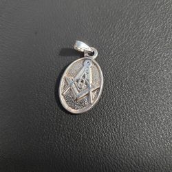 SILVER PENDANT MASONIC