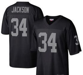 Bo Jackson #34 Raiders Black 