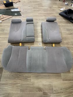 Toyota camry rear seats