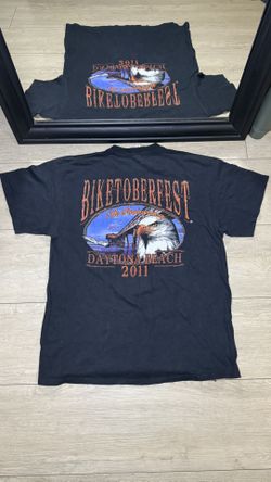 Vintage / Y2K 2011 Biketoberfest Eagle Daytona Beach Harley Style Shirt 
