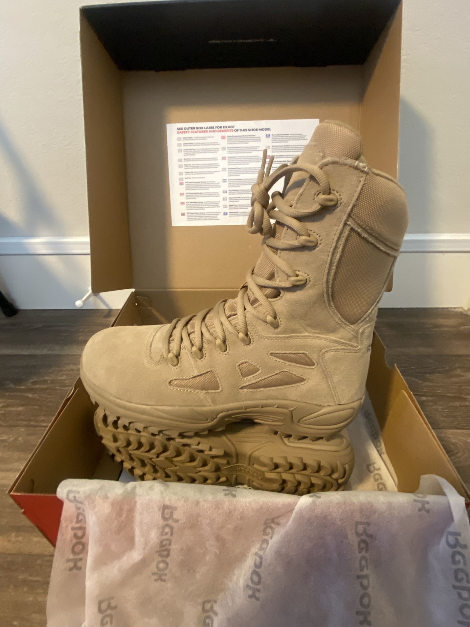 Reebok Steel Toe Boots Size 11.5 Men’s
