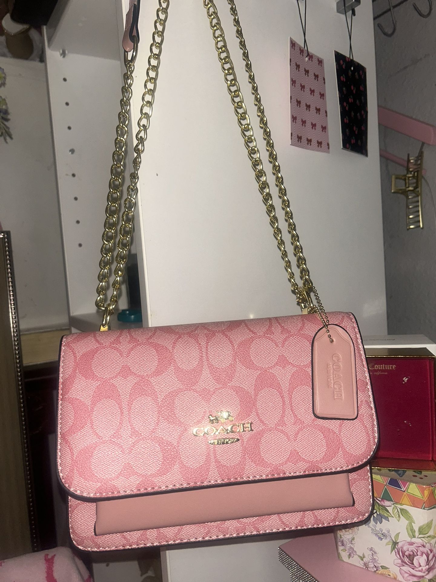 Pink Coach Purse